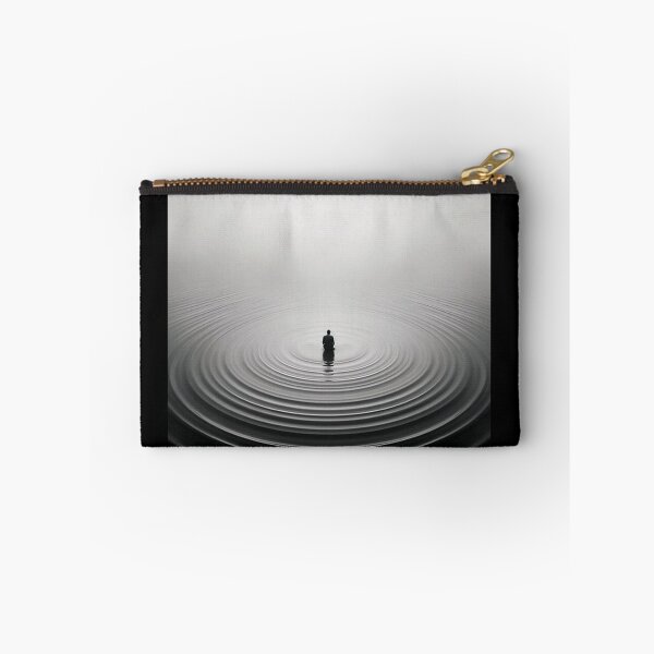 Item preview, Minimalist Meditating Figure in Serene Water designed and sold by Silence has weight.