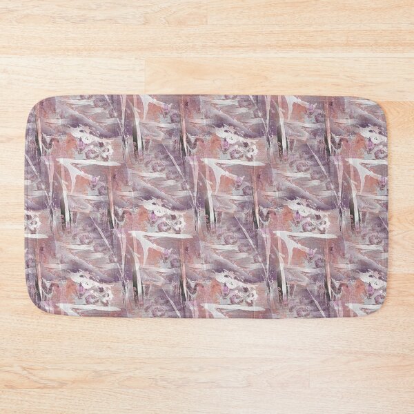 Item preview, Painterly Landscape Abstract in Peach and Maroon designed and sold by Artistestella.