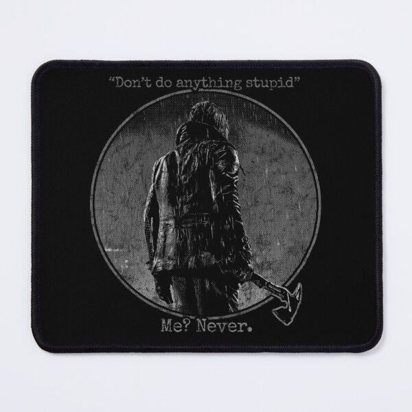 Item preview, Leon Kennedy Resident Evil 9 Requiem Don't Do Anything Stupid Distressed designed and sold by Power Up Prints.