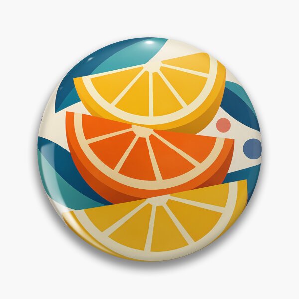Item preview, Stacked Citrus Slices with Leaves designed and sold by InkSmithery.