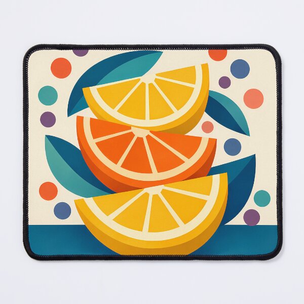 Item preview, Stacked Citrus Slices with Leaves designed and sold by InkSmithery.