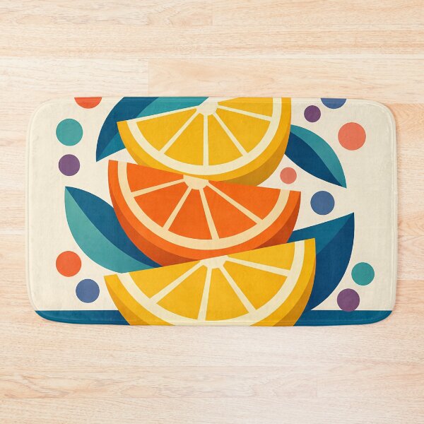 Item preview, Stacked Citrus Slices with Leaves designed and sold by InkSmithery.