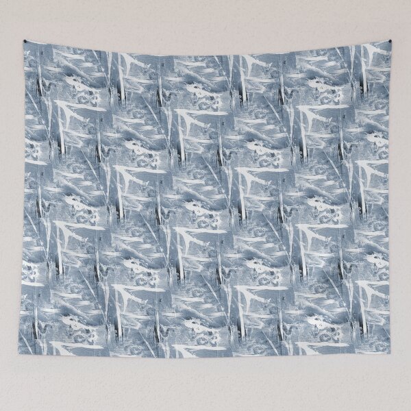 Item preview, Painterly Landscape Abstract in Blue designed and sold by Artistestella.