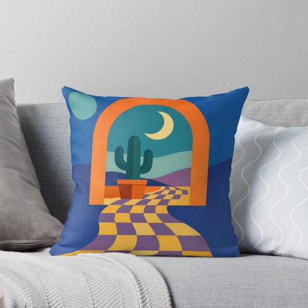 Item preview, Moonlit Desert Arch with Wavy Checker Path designed and sold by InkSmithery.