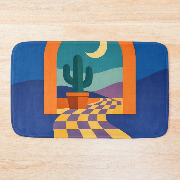 Item preview, Moonlit Desert Arch with Wavy Checker Path designed and sold by InkSmithery.