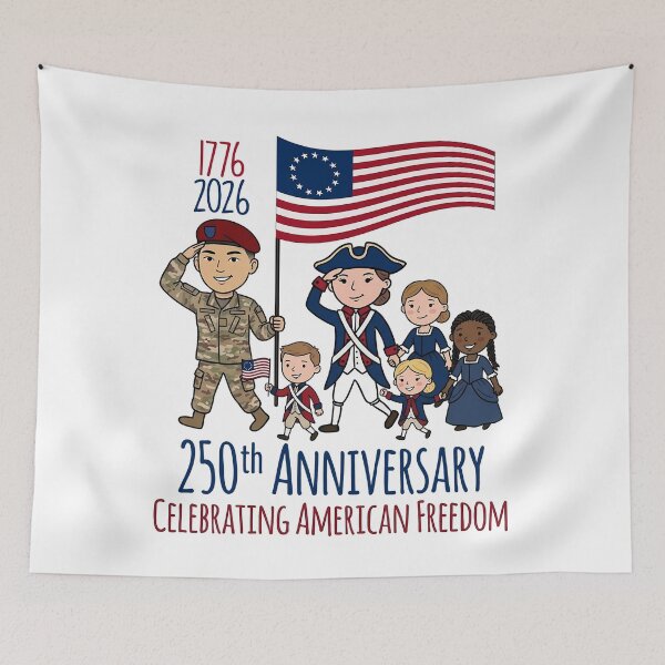 Item preview, Americas 250th Aniversary US Flag Family designed and sold by RoyesButler.