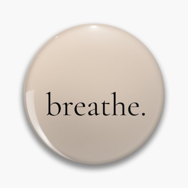 Item preview, Breathe Minimalist Typography Print Beige Wall Art designed and sold by Oddthread123.