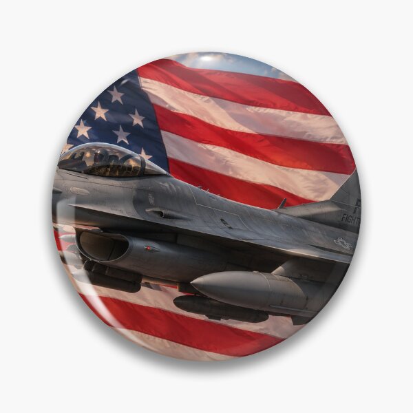 Item preview, F-16 Fighting Falcon American Flag Sunse designed and sold by riki2365.