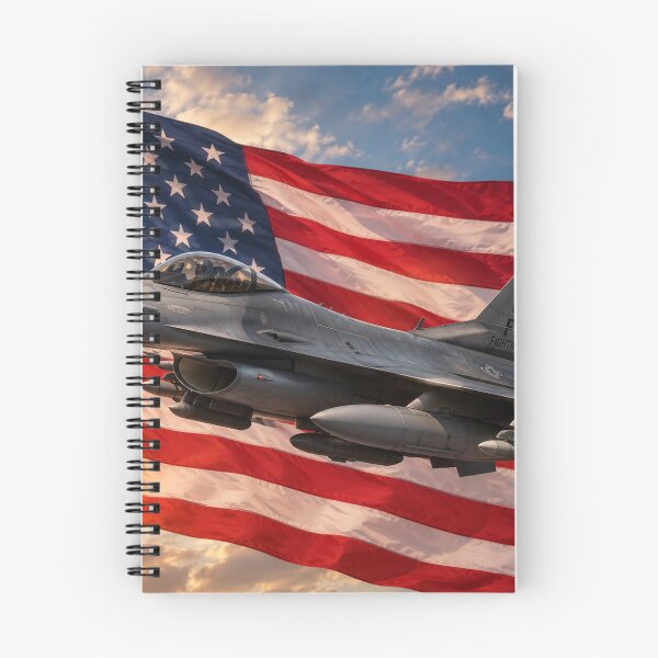 Item preview, F-16 Fighting Falcon American Flag Sunse designed and sold by riki2365.