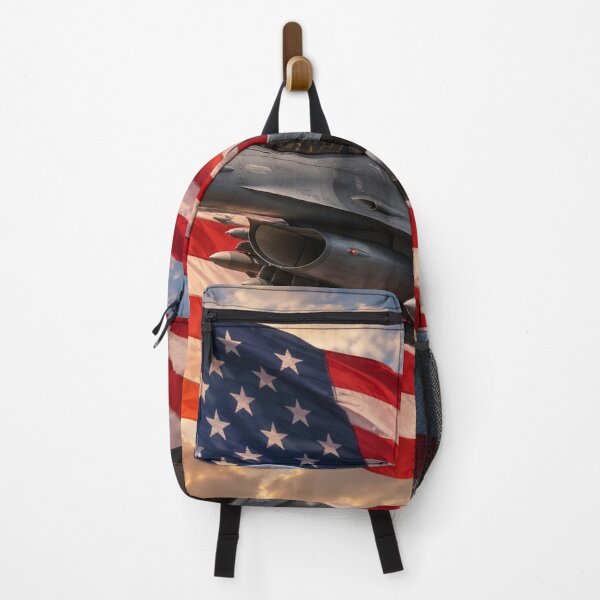 Item preview, F-16 Fighting Falcon American Flag Sunse designed and sold by riki2365.