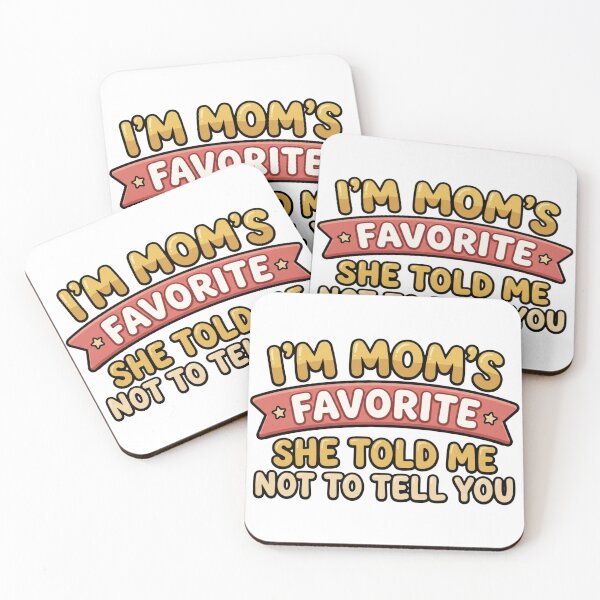 Item preview, funny moms favorite child humor family gift designed and sold by ArtDesignTp.