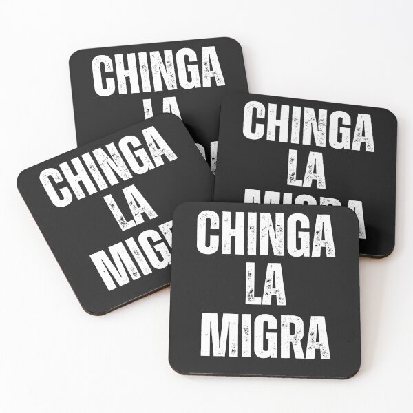 Item preview, Chinga la Migra Anti Trump resist and No Kings ICE Out designed and sold by erozzz.