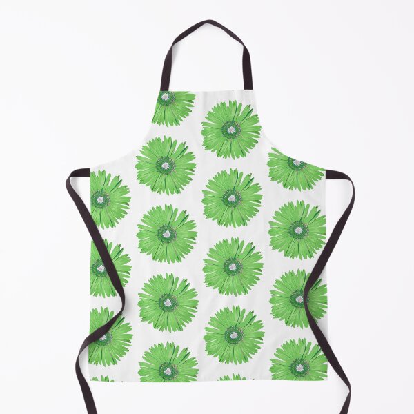 Item preview, Green And White Daisy Flower Botanical Floral Pop Art designed and sold by Sharon Cummings Art.