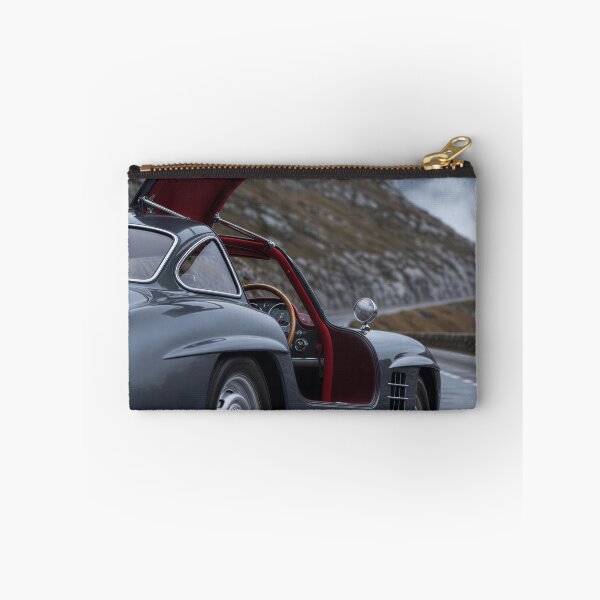 Item preview, Classic Grey Gullwing Sports Car Mountain Pass designed and sold by OwnByCats.