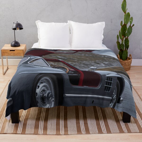 Item preview, Classic Grey Gullwing Sports Car Mountain Pass designed and sold by OwnByCats.