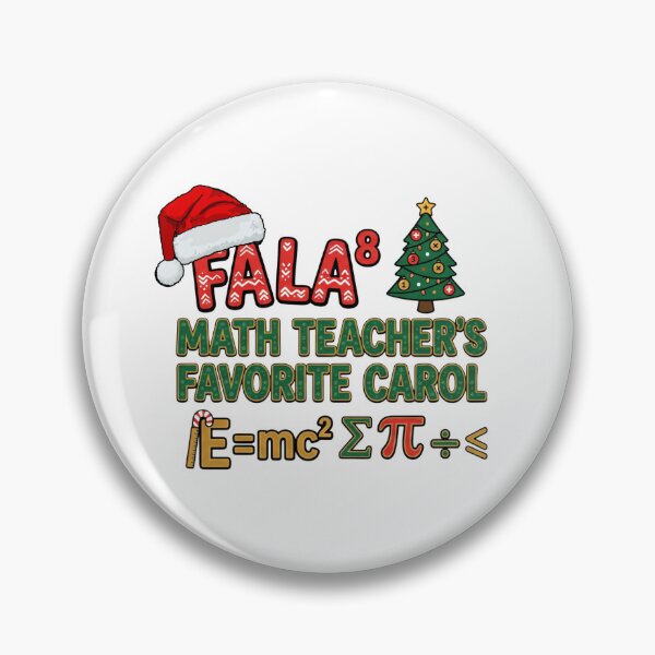 Item preview, festive math humor fa la math teacher design designed and sold by ArtDesignTp.