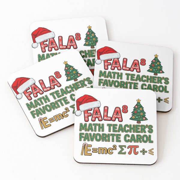 Item preview, festive math humor fa la math teacher design designed and sold by ArtDesignTp.