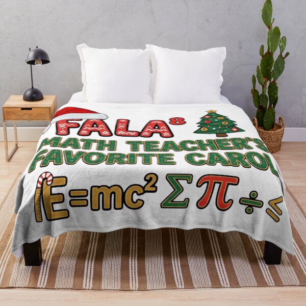 Item preview, festive math humor fa la math teacher design designed and sold by ArtDesignTp.