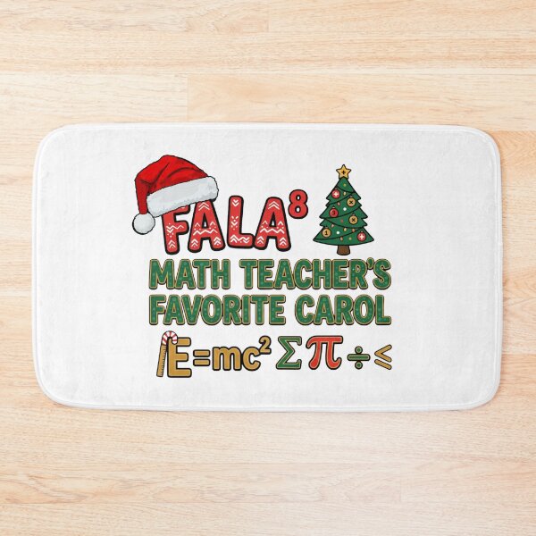 Item preview, festive math humor fa la math teacher design designed and sold by ArtDesignTp.