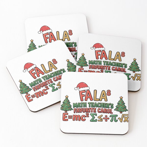 Item preview, fa la math funny christmas classroom meme designed and sold by ArtDesignTp.