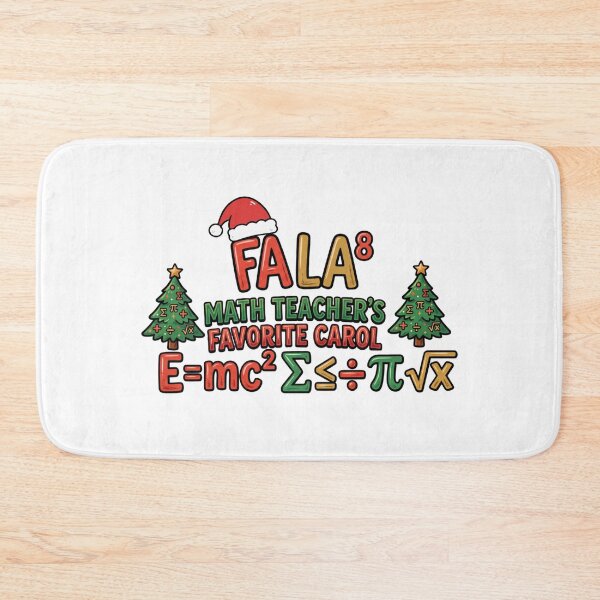 Item preview, fa la math funny christmas classroom meme designed and sold by ArtDesignTp.