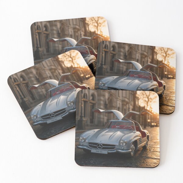 Item preview, Classic Silver Gullwing City Street Sunset designed and sold by OwnByCats.