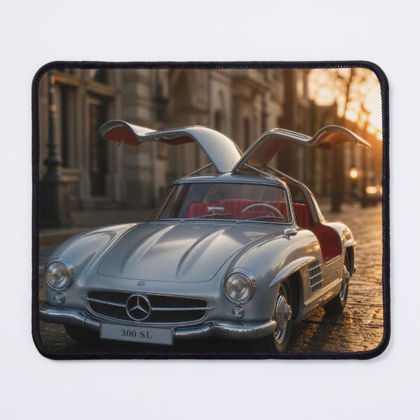 Item preview, Classic Silver Gullwing City Street Sunset designed and sold by OwnByCats.