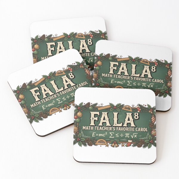 Item preview, holiday math joke fa la math teacher gift designed and sold by ArtDesignTp.