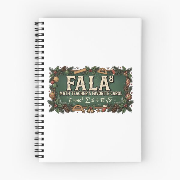 Item preview, holiday math joke fa la math teacher gift designed and sold by ArtDesignTp.