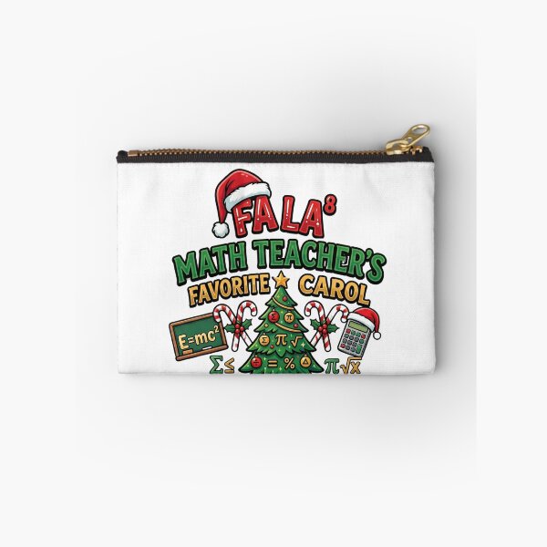 Item preview, fa la math cute christmas teacher humor design designed and sold by ArtDesignTp.
