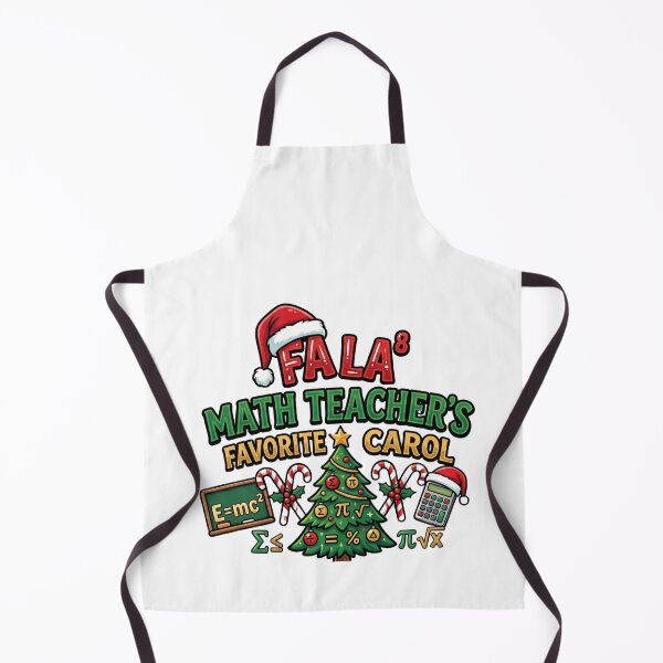 Item preview, fa la math cute christmas teacher humor design designed and sold by ArtDesignTp.
