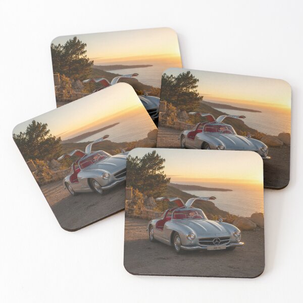 Item preview, Classic Silver Gullwing Coastal Sunset Overlook designed and sold by OwnByCats.