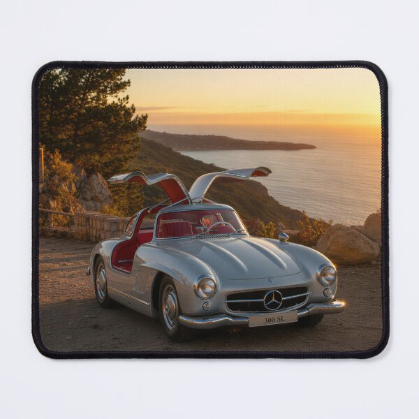 Item preview, Classic Silver Gullwing Coastal Sunset Overlook designed and sold by OwnByCats.