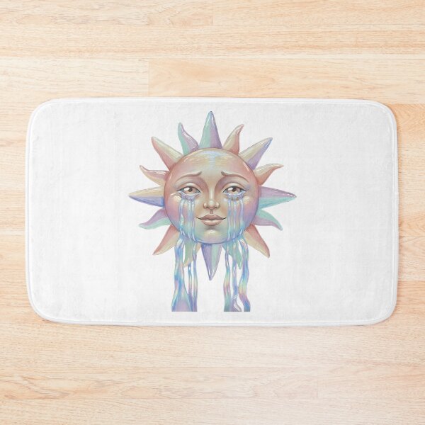 Item preview, Crying Sun Iridescent Watercolor Emotional Art designed and sold by GymTanLaundry.