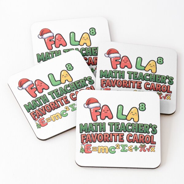 Item preview, math christmas meme fa la math funny quote designed and sold by ArtDesignTp.