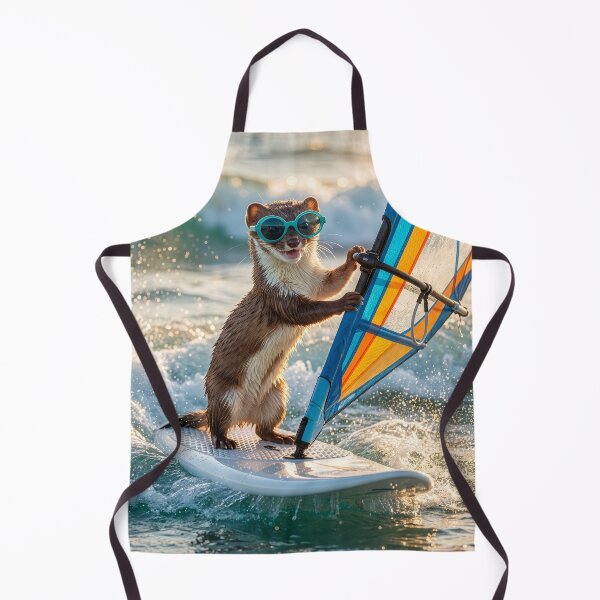 Item preview, Windsurfin' Stoat designed and sold by Tridentulus.