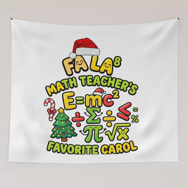 Item preview, festive math pun fa la math christmas humor designed and sold by ArtDesignTp.