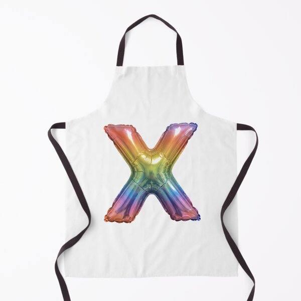 Item preview, Iridescent Balloon Letter X Monogram designed and sold by GymTanLaundry.