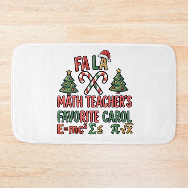 Item preview, fa la math teacher christmas meme funny design designed and sold by ArtDesignTp.