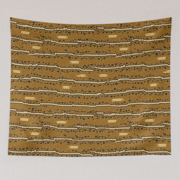 Item preview, Ophisops leschenaultii (No.4) Broken Lateral Stripe Motif designed and sold by TeraScale.