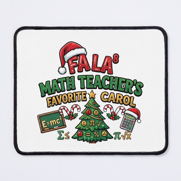 Item preview, funny math christmas fa la math classroom joke designed and sold by ArtDesignTp.
