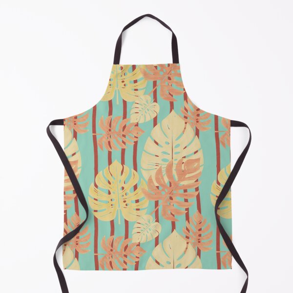 Item preview, Tropical leaves and red stripes 94 designed and sold by StefanStudioArt.