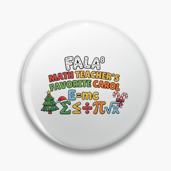 Item preview, fa la la math christmas pun teacher humor design designed and sold by ArtDesignTp.
