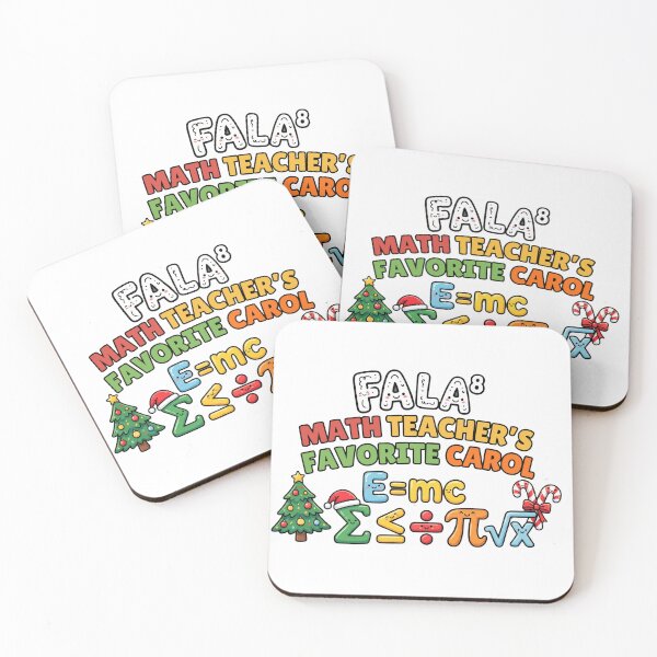 Item preview, fa la la math christmas pun teacher humor design designed and sold by ArtDesignTp.