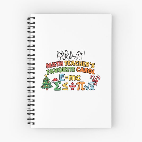 Item preview, fa la la math christmas pun teacher humor design designed and sold by ArtDesignTp.