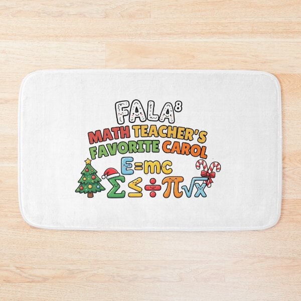 Item preview, fa la la math christmas pun teacher humor design designed and sold by ArtDesignTp.