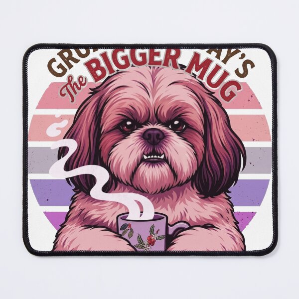 Item preview, Grumpy Monday's: The Bigger Mug Shrugged Shih Tzu designed and sold by BLUESKY11a.
