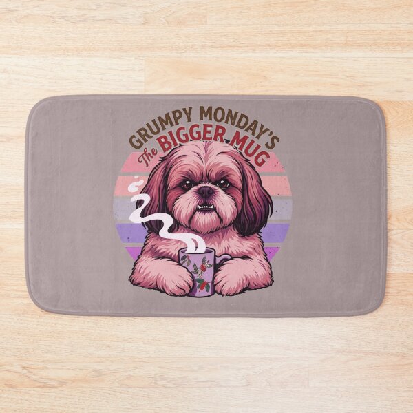 Item preview, Grumpy Monday's: The Bigger Mug Shrugged Shih Tzu designed and sold by BLUESKY11a.