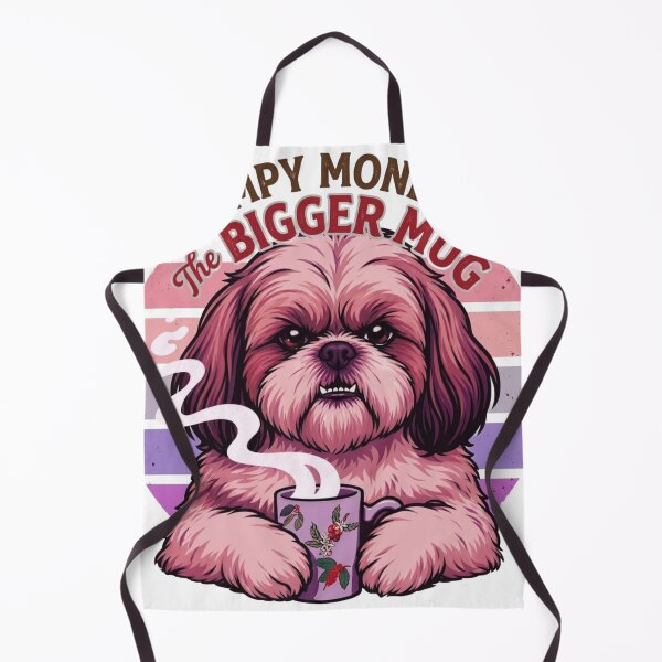 Item preview, Grumpy Monday's: The Bigger Mug Shrugged Shih Tzu designed and sold by BLUESKY11a.