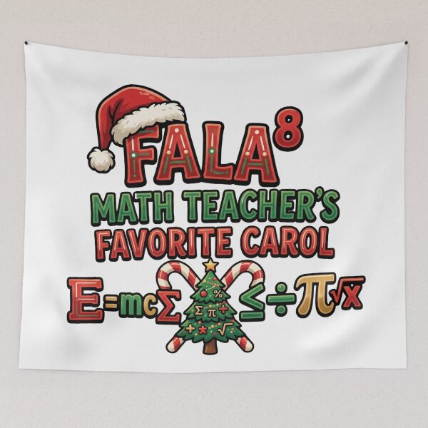 Item preview, fa la math xmas funny teacher christmas humor designed and sold by ArtDesignTp.
